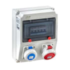 IDE - Cofret IP67 9 módulos 3P+T 16A 2P+TT 16A con protección