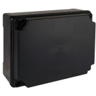SOLERA - CAJA ESTANCA PAREDES LISAS.IP55,IK 08.DE 310X240X125.TORNILLOS ROSCADOS DE PLÁSTICO.NEGRO.