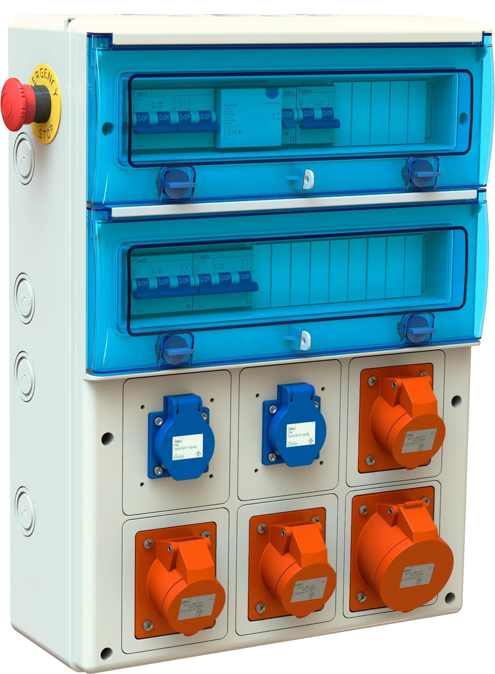 SOLERA - Cuadro montado 1332P-I2 con base cableada