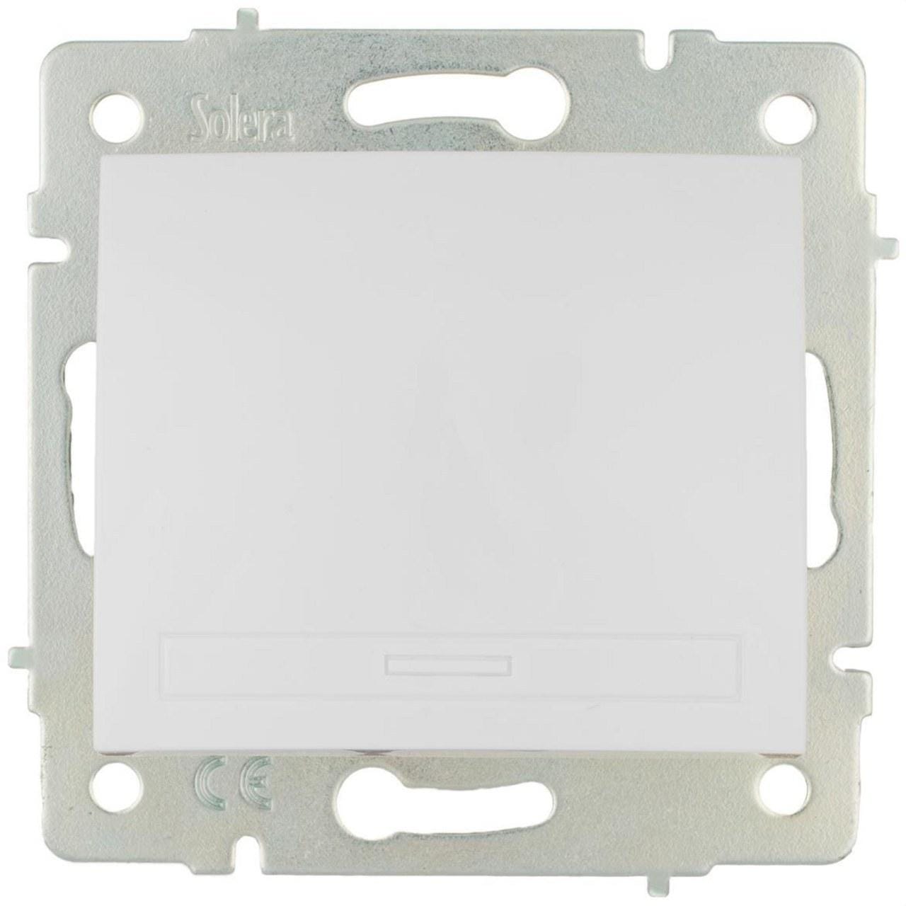SOLERA - Conmutador interruptor Serie Europa 10A 250V 83x81 blanco