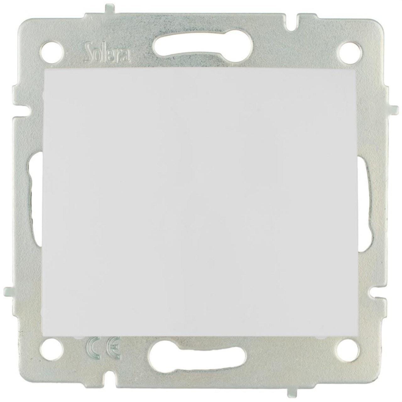 SOLERA - Tapa ciega Serie Europa 83x81 blanco