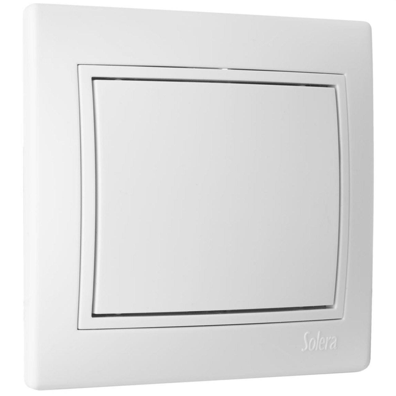 SOLERA - Tapa ciega Serie Europa monobloc 83x81 blanco