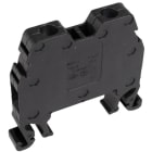 SOLERA - Borne para carril DIN 2,5mm² tornillo neutro fase negro