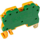 SOLERA - Borne para carril DIN 4mm² tornillo TT verde/amarillo