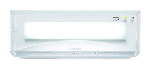 LUZNOR - Luminaria emergencia serie G led 235lm 1h difusor suave blanco