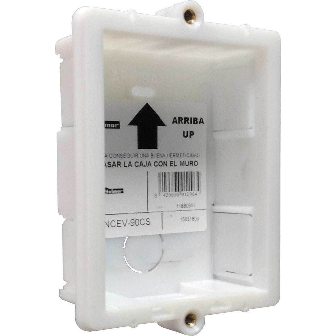 GOLMAR - Caja empotrar NCEV-90CS para 1 módulo vertical