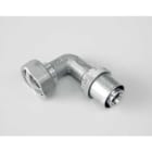 TIEMME - Codo 90° H móvil 1660BPSN 20x3/4 con junta plana gama estañada para tubo multicapa