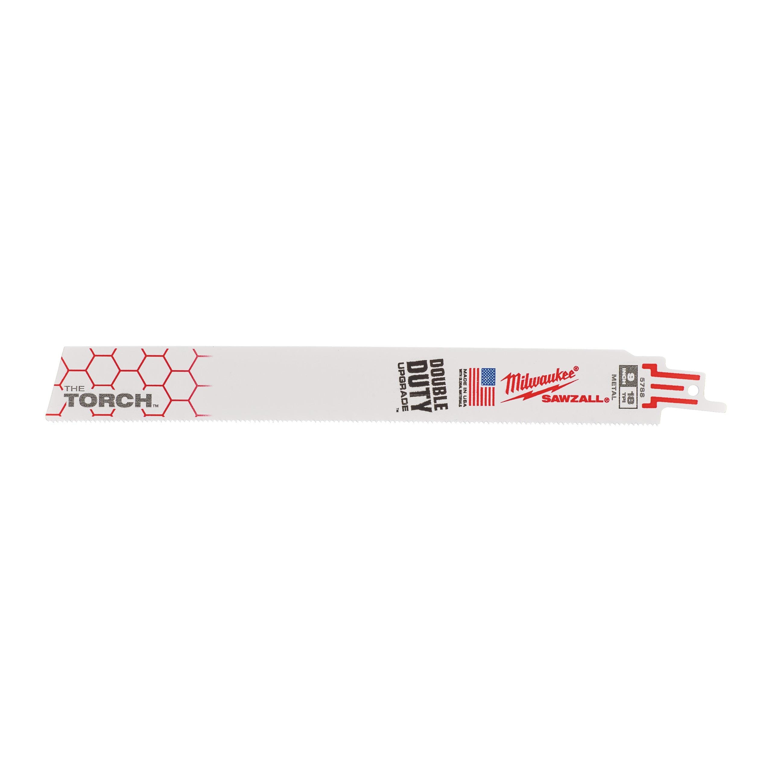 MILWAUKEE - HOJA SABLE THE TORCH¿ 230MM 18TPI - 25 UDS