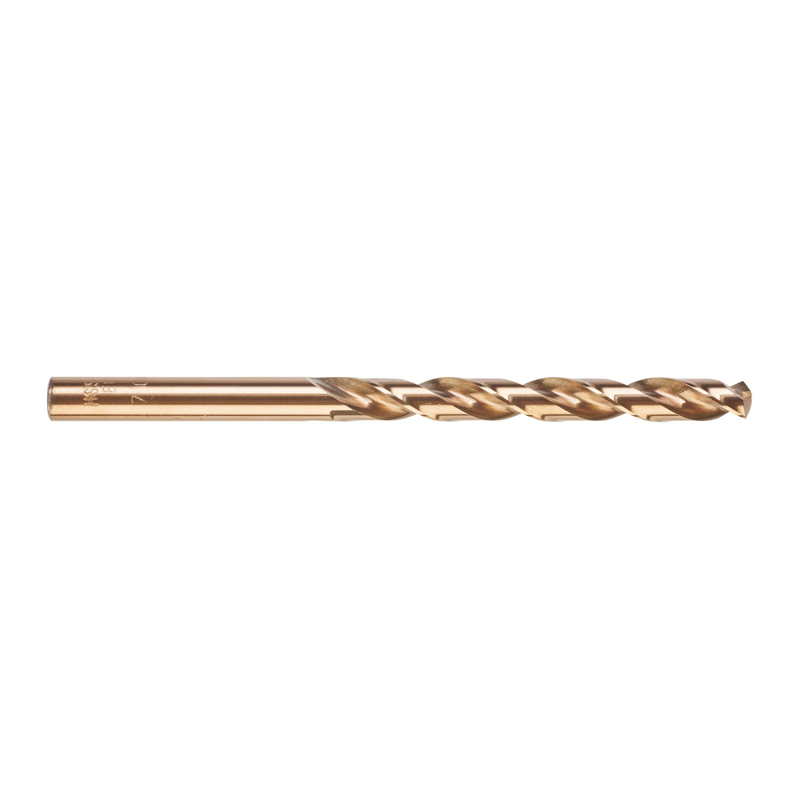 MILWAUKEE - PAQ. 5 BROCAS COBALTO 7 MM HSS CO-DIN338