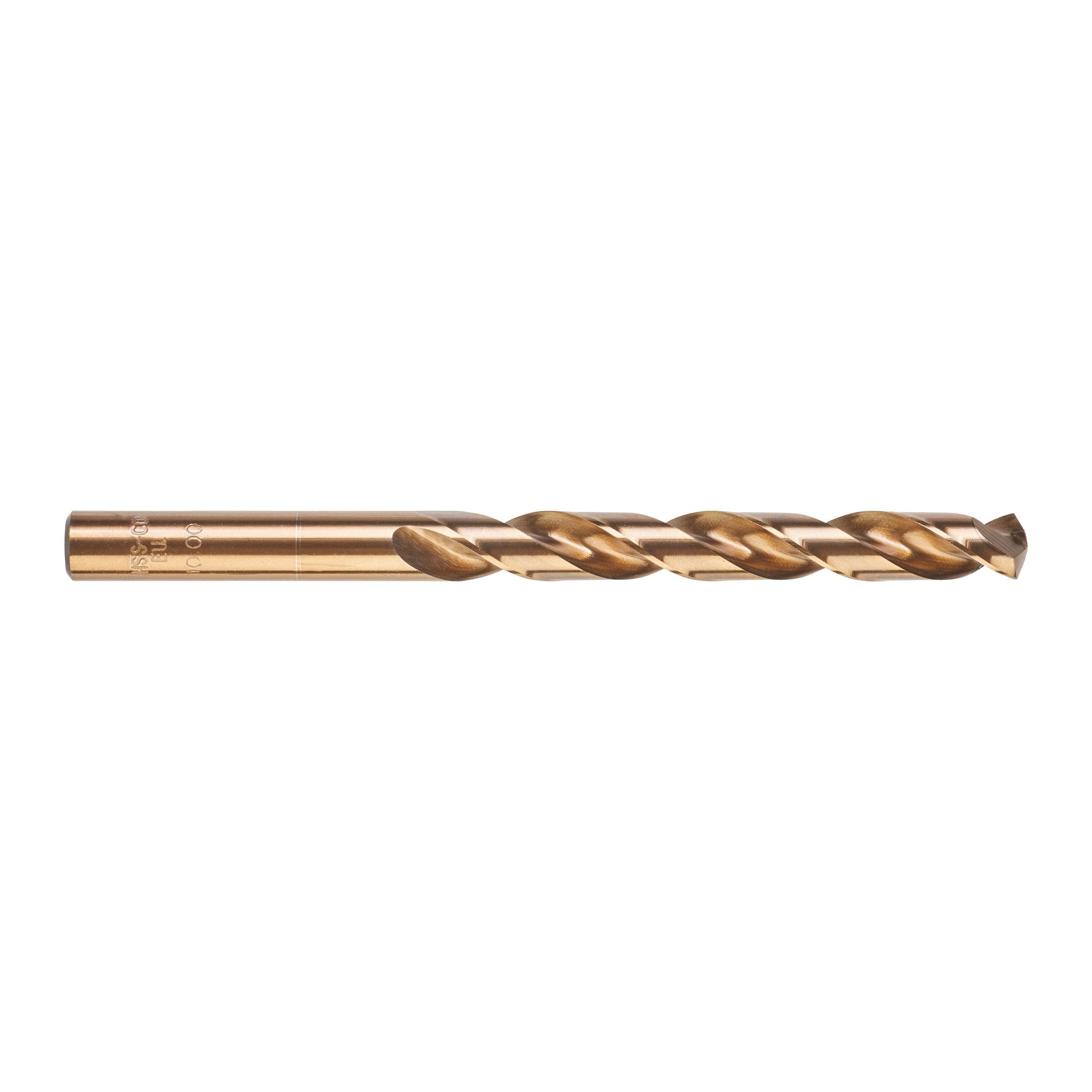 MILWAUKEE - PAQ. 5 BROCAS COBALTO 10.00MM HSS CO-DIN338