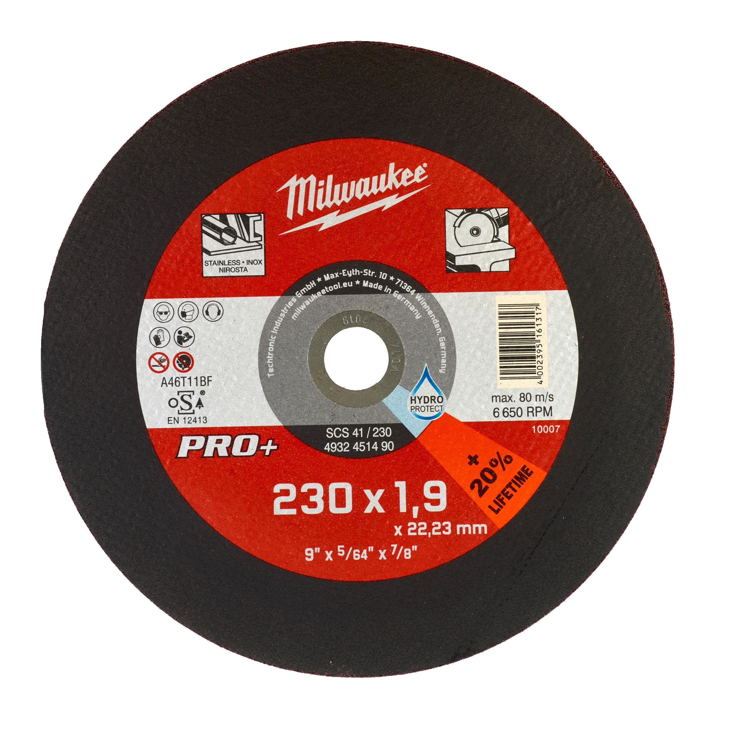 MILWAUKEE - D.ABRASIVO PRO+ 1,9MM - S