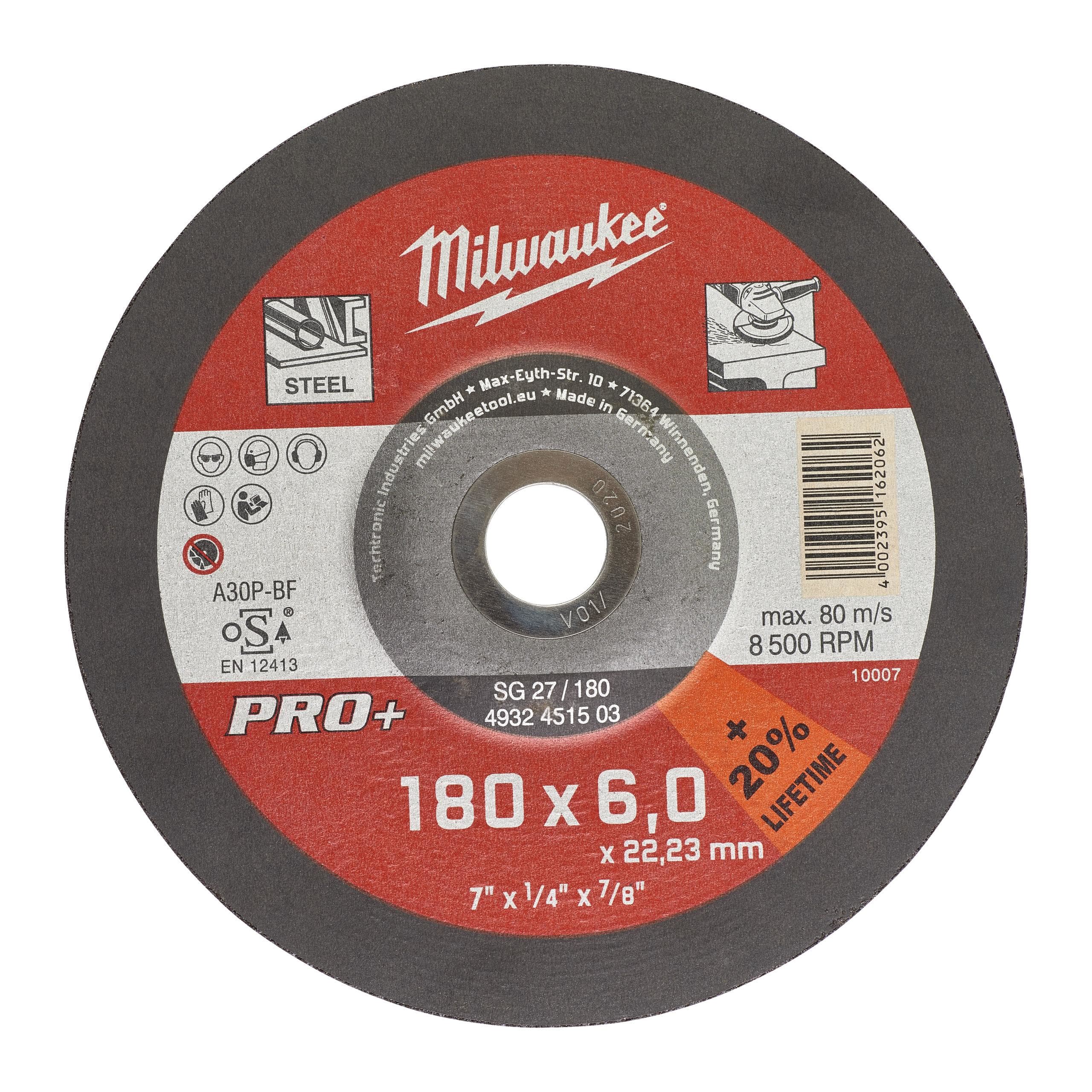 MILWAUKEE - DISCO PRO+ DESBASTE METAL