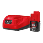 MILWAUKEE - KIT 1 BATERIA M12B2 + CAR M12NRG-201