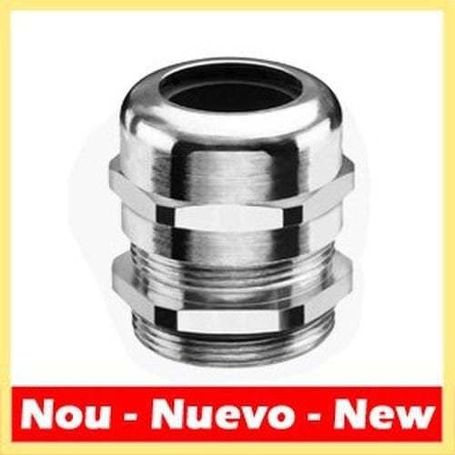 INTERFLEX - Prensaestopas cap-top 2000 + M40 latón niquelado temperatura extrema