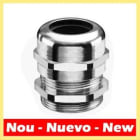INTERFLEX - Prensaestopas cap-top 2000 + M40 latón niquelado temperatura extrema