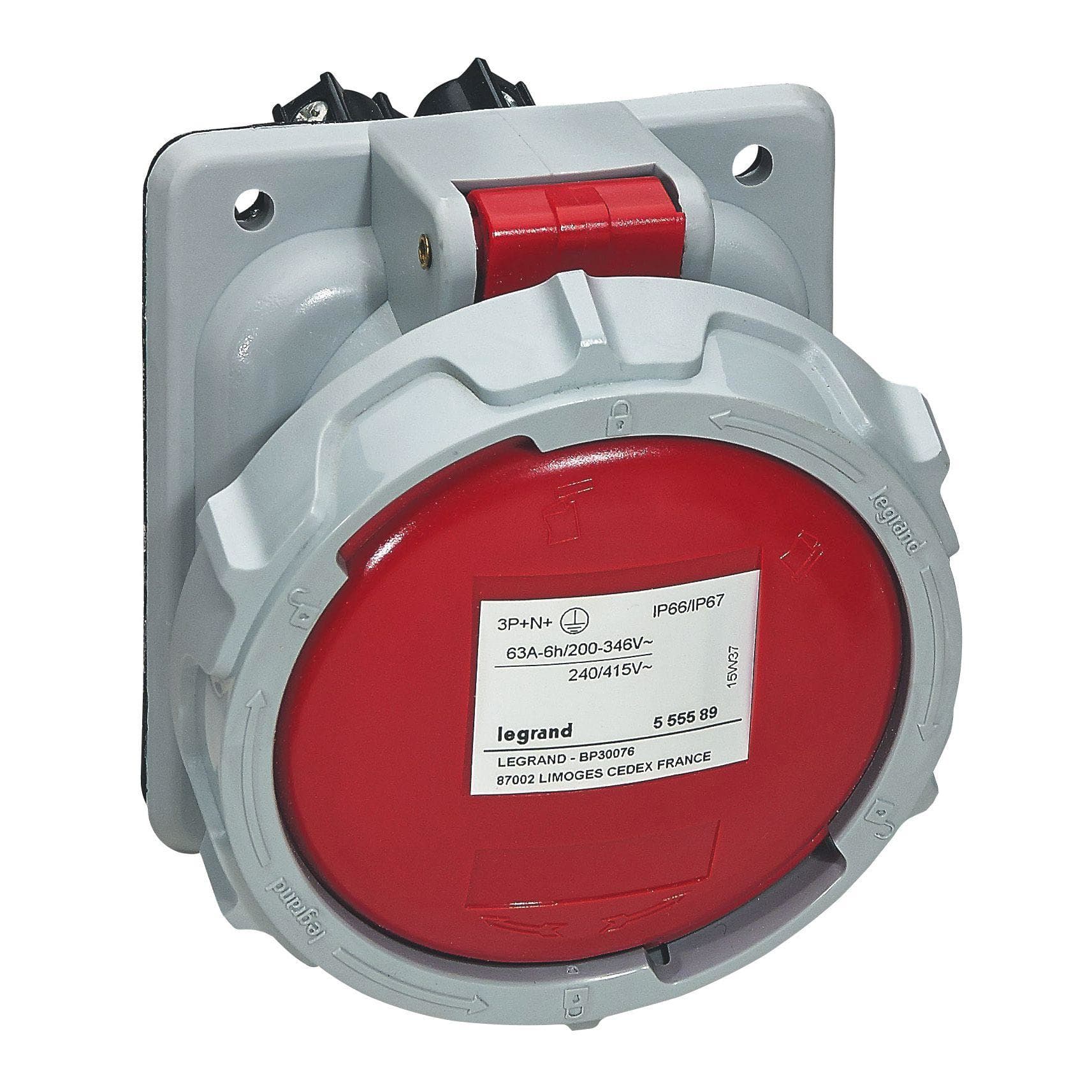 LEGRAND - Base para cuadros P17 PRO. 3P+N+T, 63A, 380/415V~, IP66/67