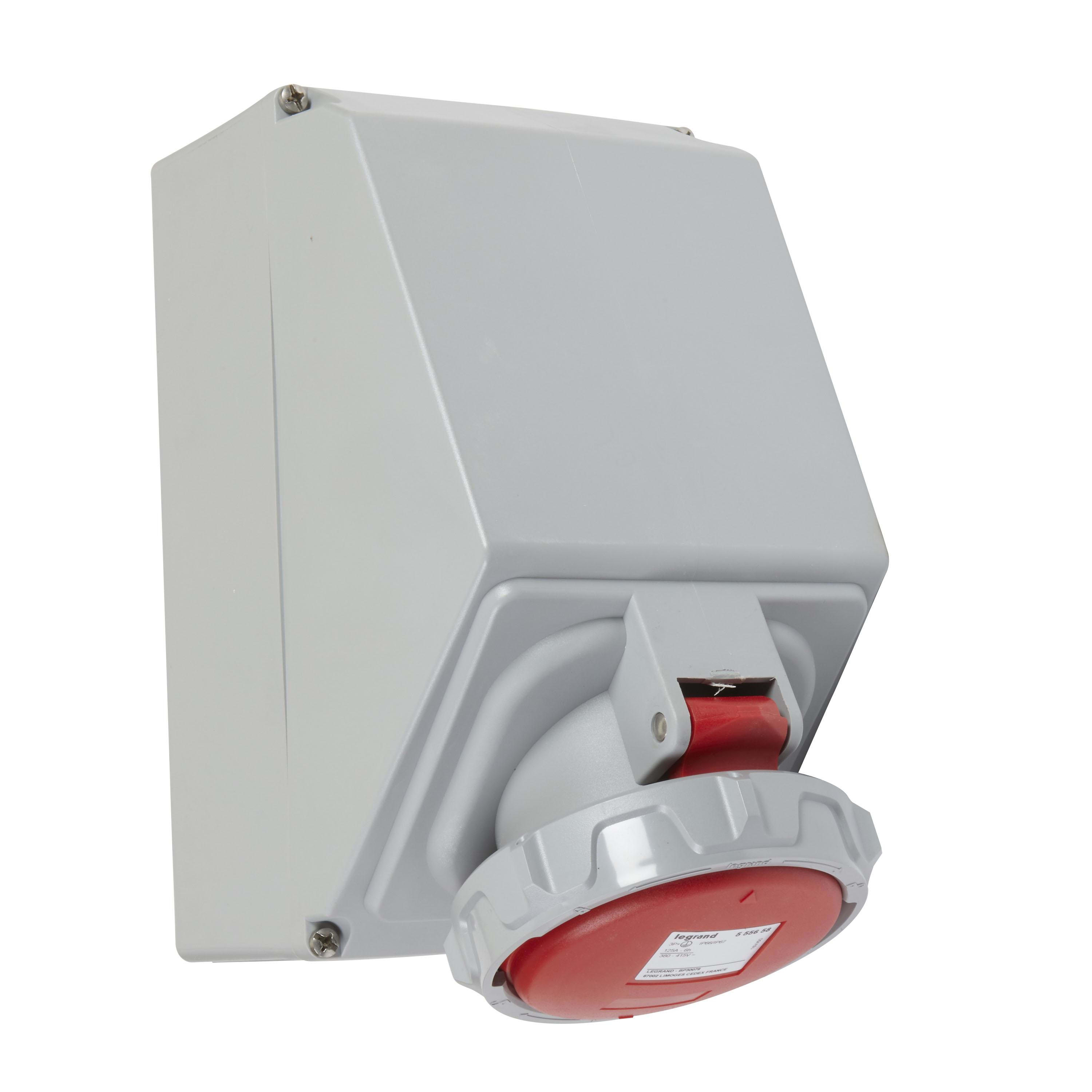 LEGRAND - Base mural de superficie P17 PRO. 3P+T, 125A, 380/415V~, IP66/67