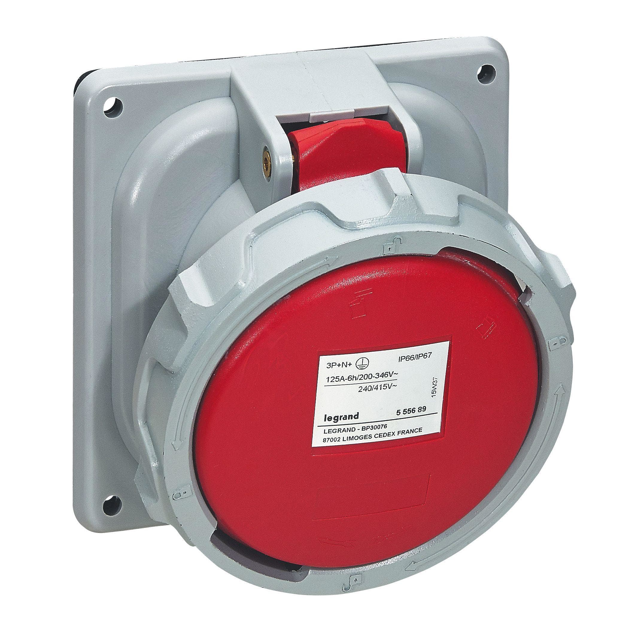 LEGRAND - Base para cuadros P17 PRO. 3P+N+T. 125A. 380/415V. IP66/67