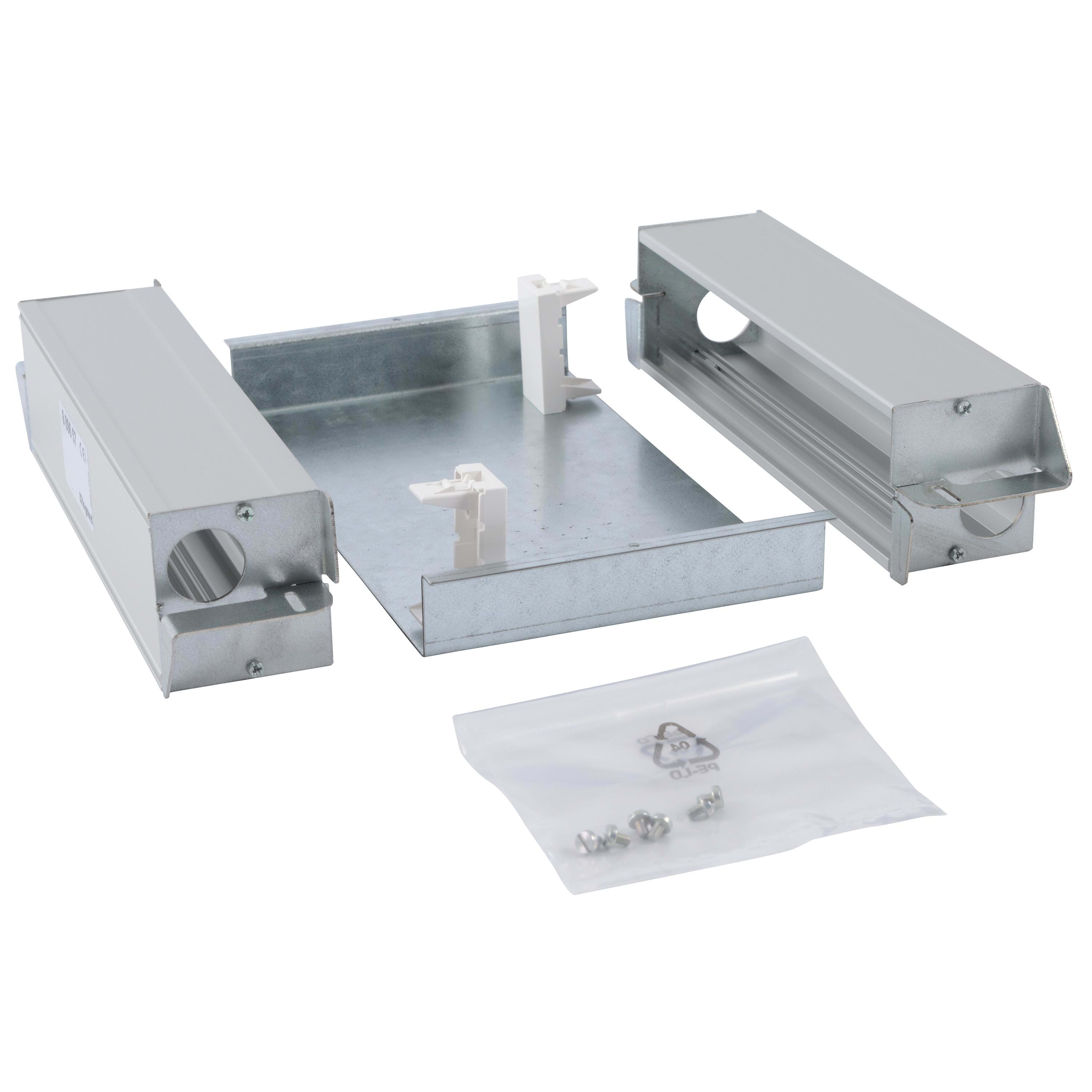 LEGRAND - Kit de 2 soportes verticales 8 módulos para mecanismos Mosaic en las cajas 6 896 22 , 6 896 23 y 0 880 56
