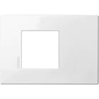 BTICINO - Placa embellecedora Axolute AIR de color Blanco Axolute - 2 módulos