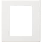 BTICINO - Placa embellecedora Axolute AIR de color Blanco Opaco - 3+3 módulos