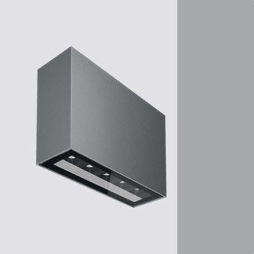 IGUZZINI - Aplique LASER BLADE WIDE FLOOD 10W 3K gris/negro