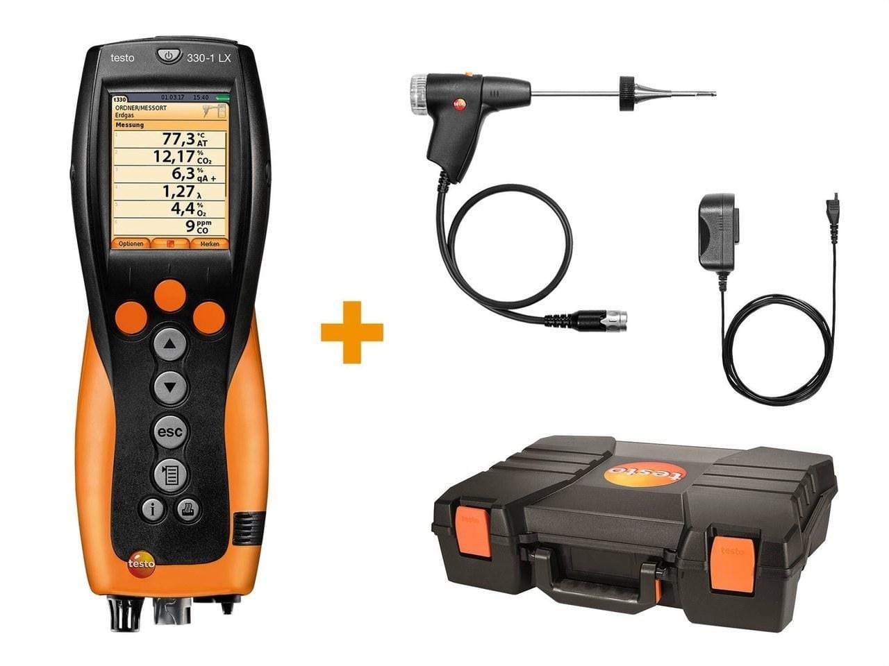 TESTO - Kit analizador combustión TESTO 330-1 LX