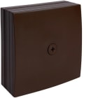 HAGER - Caja derivación 115x115x52mm marrón