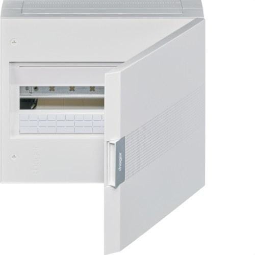 HAGER - Caja superficie VEGA VB 1 fila con 18 módulos puerta opaca