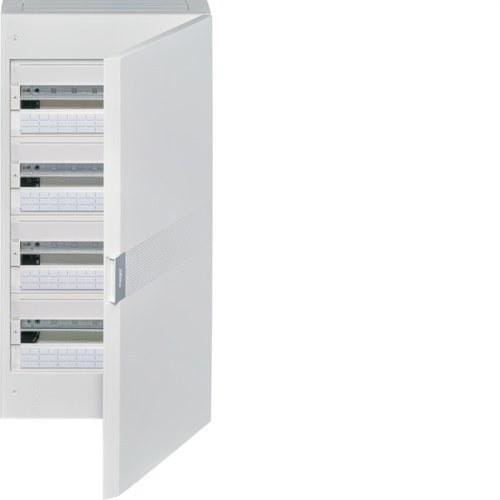 HAGER - Caja superficie VEGA VB 4 filas con 18 módulos puerta opaca