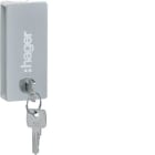 HAGER - Cerradura llave sierra 1242E caja VEGA puerta opaca