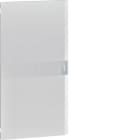 HAGER - Puerta opaca blanca para caja VEGA VB 4 filas 18 módulos
