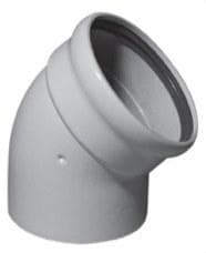 DINAK - Codo 45º M-H aluminio diámetro 80