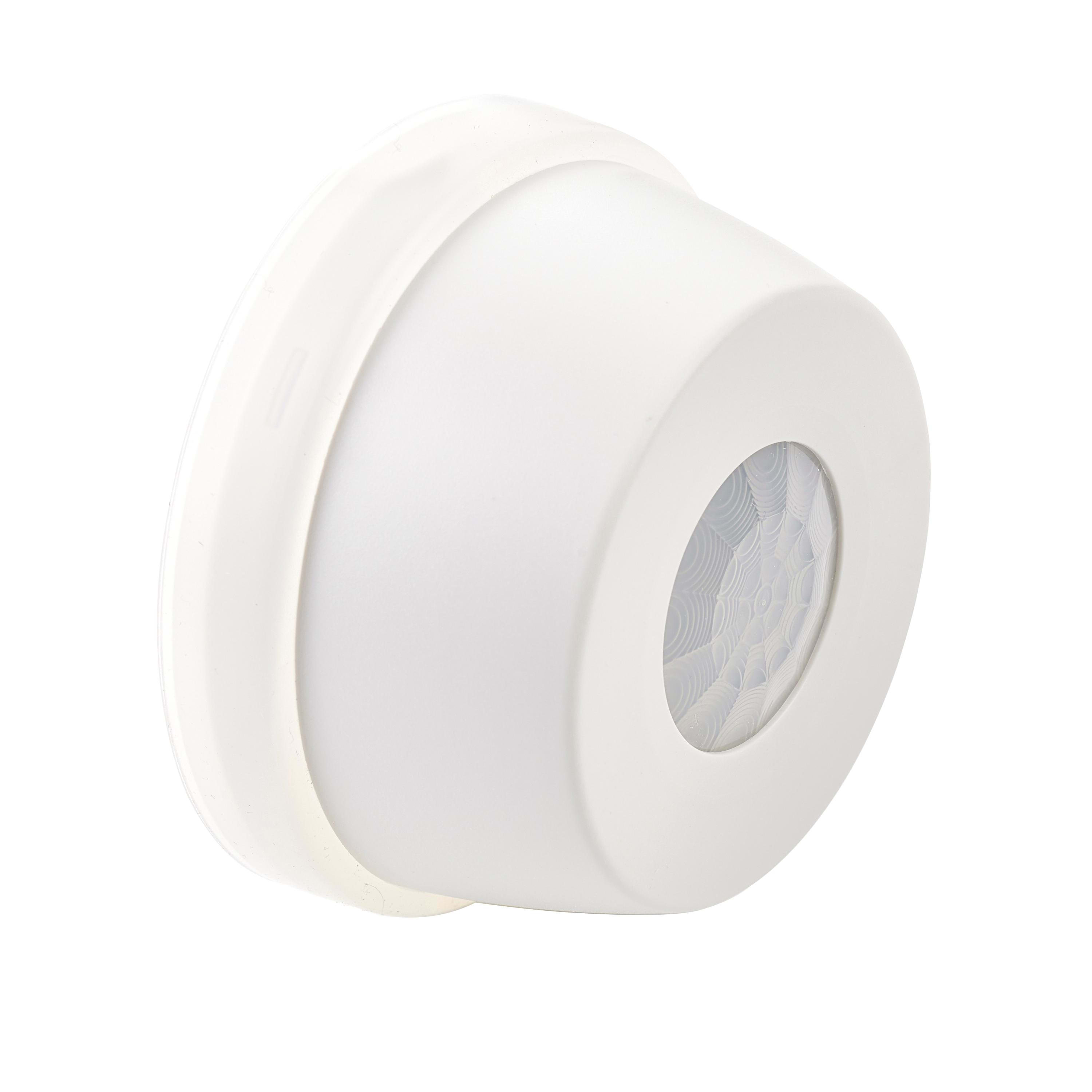 CP.ELECTRONICS - Detector de presencia/ausencia, PIR, regulación analógica 1/10V, compacto, IP40 sin junta; IP54 con junta, techo, montaje en superficie