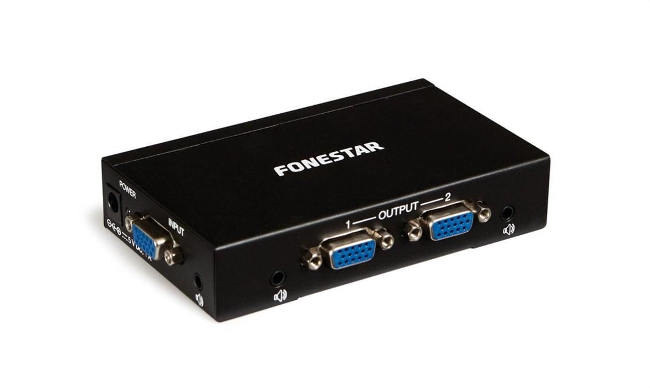 FONESTAR - Distribuidor amplificador FV-50SP12 VGA / estéreo