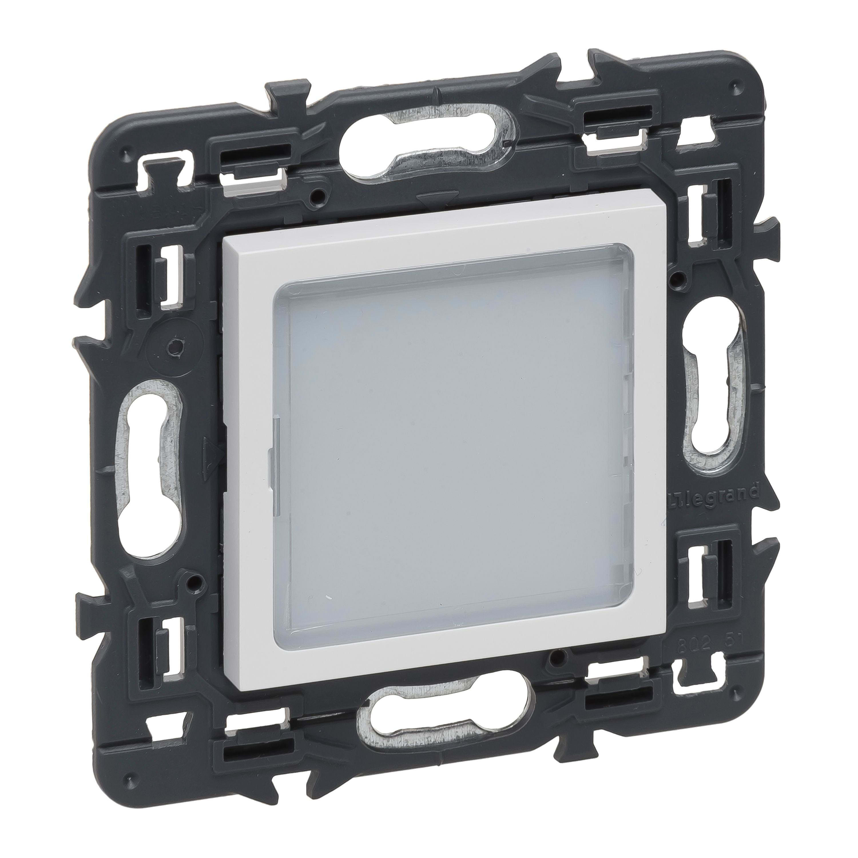 LEGRAND - Piloto de balizado Valena Next - leds blancos - dos niveles de intensidad - Blanco