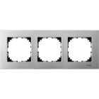 Schneider Electric - Marco 3 elementos ELEGANCE aluminio