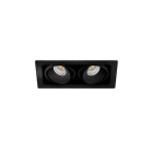ARKOSLIGHT - Empotrable TWIST DOUBLE 2 10,5W DIM TR.EDGE FLOOD 3000K negro