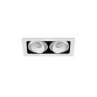 ARKOSLIGHT - Empotrable TWIST DOUBLE 2 10,5W DIM TR.EDGE FLOOD 3000K blanco