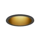 JISO - Foco Ambience/UGR empotrable sin tecnología negro/oro satinado