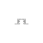 ARKOSLIGHT - CARRIL TRACK 230V 1L RECESSED 2M NEGRO