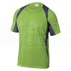 DELTA PLUS - Camiseta bicolor poliester verde/gris talla XXL