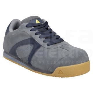 DELTA PLUS - Juego zapato de piel serraje azul/gris talla 41 (1 par)