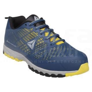 DELTA PLUS - Calzado de poliuretano/malla aireada con S1P HRO SRC talla 41 azul-amarillo