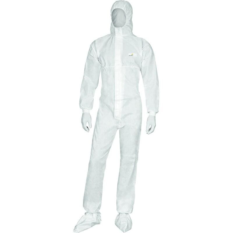 DELTA PLUS - Buzo con capucha DELTATEK 6000 blanco talla XL