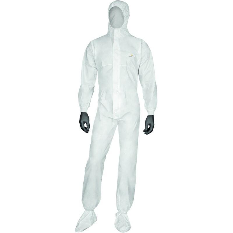 DELTA PLUS - Buzo con capucha DELTATEK 5000 blanco talla L