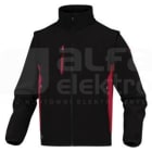 DELTA PLUS - Chaqueta MYSEN2 sofhtshell poliéster/elastano negro / rojo M