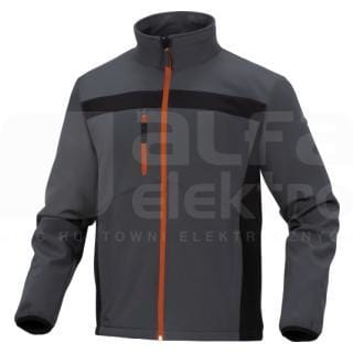 DELTA PLUS - Chaqueta de Softshell poliéster/elastano talla M gris-naranja