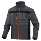 DELTA PLUS - Chaqueta de Softshell poliéster/elastano talla XXL gris-naranja