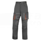 DELTA PLUS - Pantalón de trabajo Mach2 de poliéster/algodón talla M gris-naranja